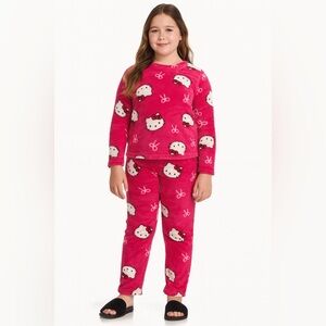 Hello Kitty Fuchsia Pajama Set for Kids